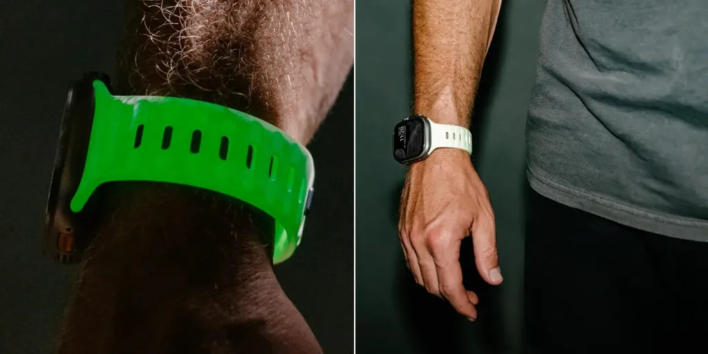 Nomad、Apple Watch向けに暗闇で光るスポーツバンドを発売c